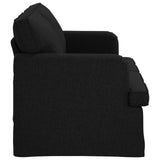 Divano Nero 162 x 80 x 85 cm Tessuto