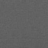 Divano Grigio scuro 201 x 80 x 85 cm Tessuto
