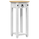 Supporto per piante Bianco 30 x 30 x 73 cm Pino massello