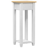 Supporto per piante Bianco 30 x 30 x 73 cm Pino massello