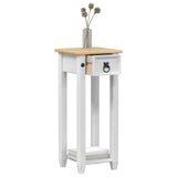 Supporto per piante Bianco 30 x 30 x 73 cm Pino massello