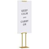 Espositori per Fiere Oro 30 x 23,5 x 210 cm Acciaio