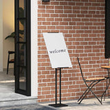 Espositori per Fiere Nero 26,5 x 26,5 x 150 cm Acciaio