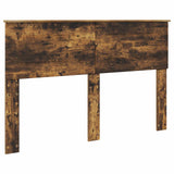 Struttura del letto Rovere fumé 140 x 200 cm Legno truciolato