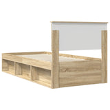 Struttura del letto Rovere Sonoma 90 x 200 cm Legno truciolato