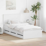Struttura del letto Bianco 90 x 200 cm Legno Ingegnerizzato