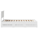 Struttura del letto Bianco 90 x 200 cm Legno Ingegnerizzato