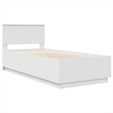 Struttura del letto Bianco 70 x 190 cm Legno truciolato