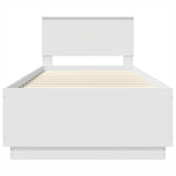 Struttura del letto Bianco 70 x 190 cm Legno truciolato