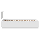 Struttura del letto Bianco 70 x 190 cm Legno truciolato