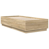 Struttura del letto Rovere Sonoma 70 x 190 cm Legno truciolato