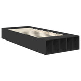 Struttura del letto Nero 90 x 190 cm Legno truciolato