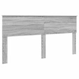 Letto con Contenitore con testiera Grigio Sonoma 200 x 200 cm