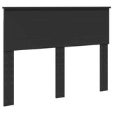 Letto con Contenitore Nero 135 x 190 cm Legno truciolato