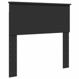 Letto con Contenitore Nero 75 x 190 cm Legno truciolato