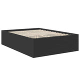 Struttura del letto Nero 160 x 200 cm Legno truciolato