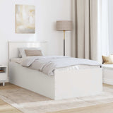 Struttura del letto Bianco 120 x 200 cm Legno truciolato
