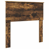 Struttura del letto Rovere fumé 90 x 190 cm Legno truciolato