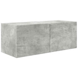 Set di Mobiletto da TV a Parete 4 pcs Grigio cemento