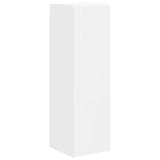 Set mobile TV Montaggio a parete 4 pcs Bianco Legno truciolato