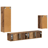 Set mobile TV 4 pcs Legno vecchio Legno truciolato