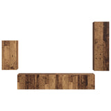 Set mobile TV 4 pcs Legno vecchio Legno truciolato