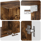 Set mobile TV 6 pcs Rovere fumé Legno truciolato