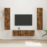 Set mobile TV 6 pcs Rovere fumé Legno truciolato