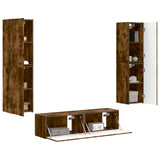 Set mobile TV 6 pcs Rovere fumé Legno truciolato