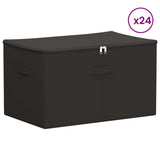 Scatola di Stoccaggio 24 pcs Antracite 55 x 35 x 32 cm