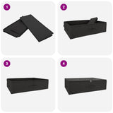 Scatola di Stoccaggio 6 pcs Antracite 70 x 40 x 18 cm