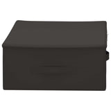 Scatola di Stoccaggio 24 pcs Antracite 70 x 40 x 18 cm
