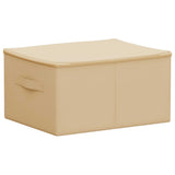 Scatola di Stoccaggio 6 pcs Crema 43 x 34 x 23 cm