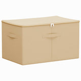 Scatola di Stoccaggio Crema 60 x 43 x 35 cm Tessuto non tessuto