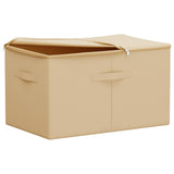Scatola di Stoccaggio Crema 60 x 43 x 35 cm Tessuto non tessuto