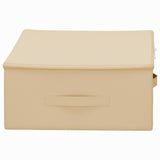 Scatola di Stoccaggio 24 pcs Crema 70 x 40 x 18 cm