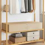 Scatola di Stoccaggio 6 pcs Crema 100 x 50 x 18 cm