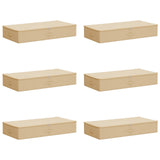 Scatola di Stoccaggio 6 pcs Crema 100 x 50 x 18 cm