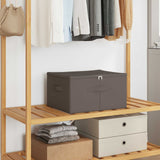 Scatola di Stoccaggio 24 pcs Grigio 43 x 34 x 23 cm