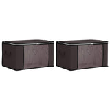 Scatola di stoccaggio con finestra laterale trasparente 2 pcs