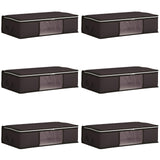 Scatola di stoccaggio con finestra laterale trasparente 6 pcs