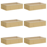 Scatola di stoccaggio con finestra trasparente in alto 6 pcs