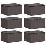 Scatola di stoccaggio con finestra trasparente in alto 6 pcs