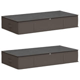 Scatola di stoccaggio con finestra trasparente in alto 2 pcs