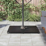 Base per ombrellone Nero 100 x 100 x 4 cm Acciaio