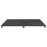 Base per ombrellone Nero 100 x 100 x 4 cm Acciaio