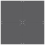 Base per ombrellone Grigio scuro 100 x 100 x 4 cm Acciaio