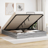 Letto ottomano Sonoma grigia 203 x 180 x 25 cm