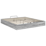 Letto ottomano Sonoma grigia 203 x 180 x 25 cm