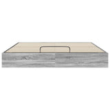 Letto ottomano Sonoma grigia 203 x 180 x 25 cm
